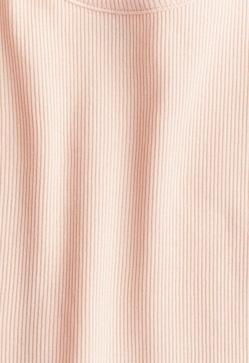 H&M - Ribbed jersey vest top - peach