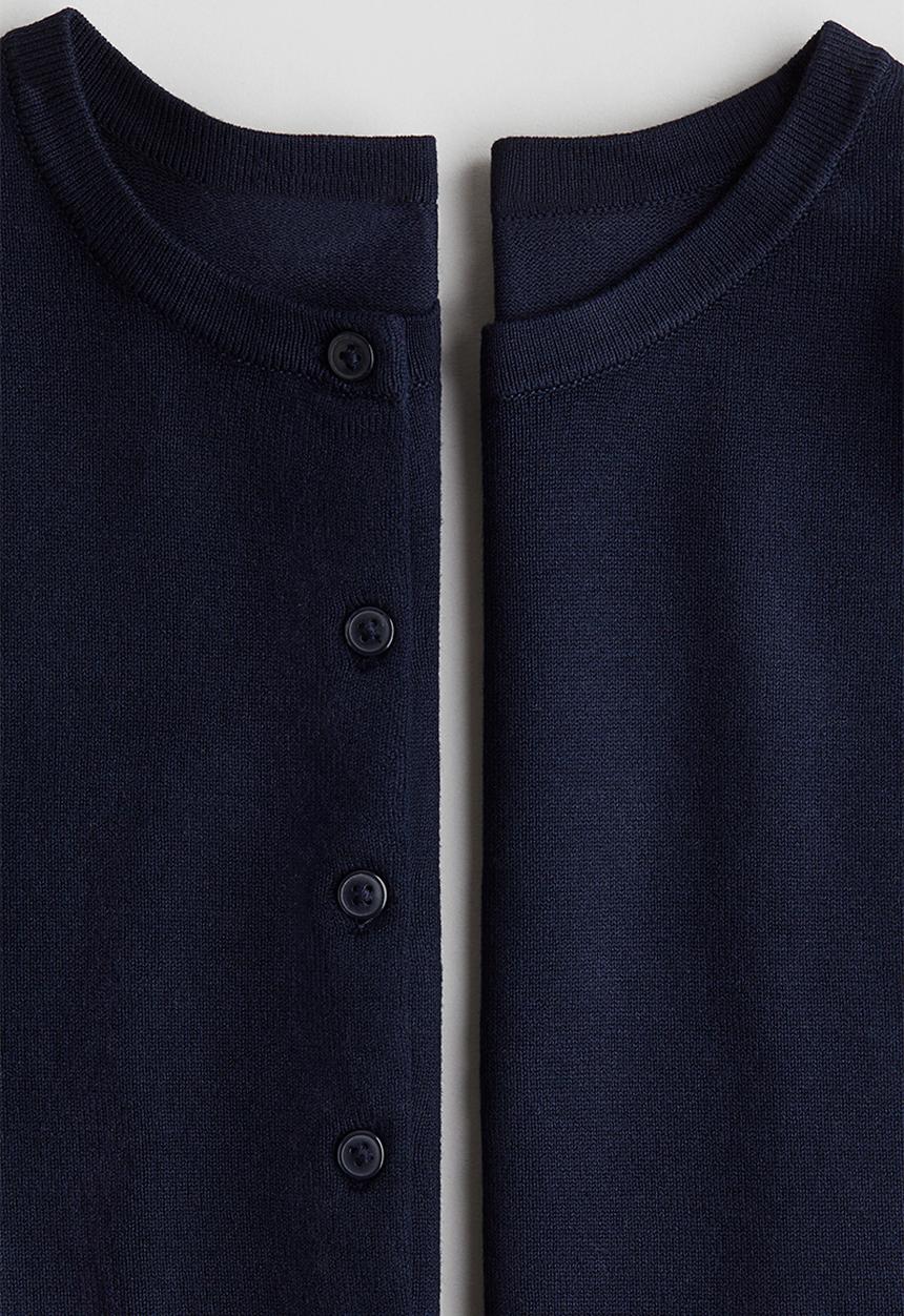 H&M - 2-Piece top and cardigan set - navy blue