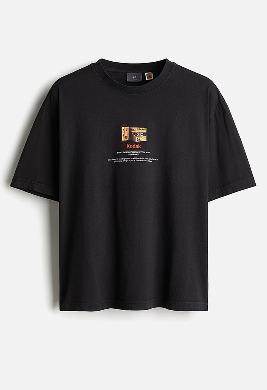 Loose fit t-shirt - black/kodak - 0972640113