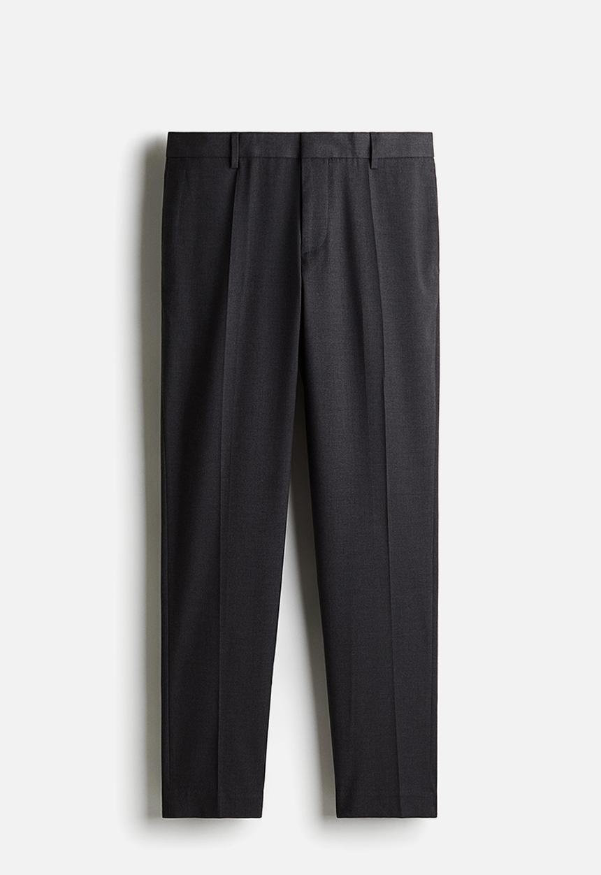 H&M - Slim fit suit trousers - dark grey