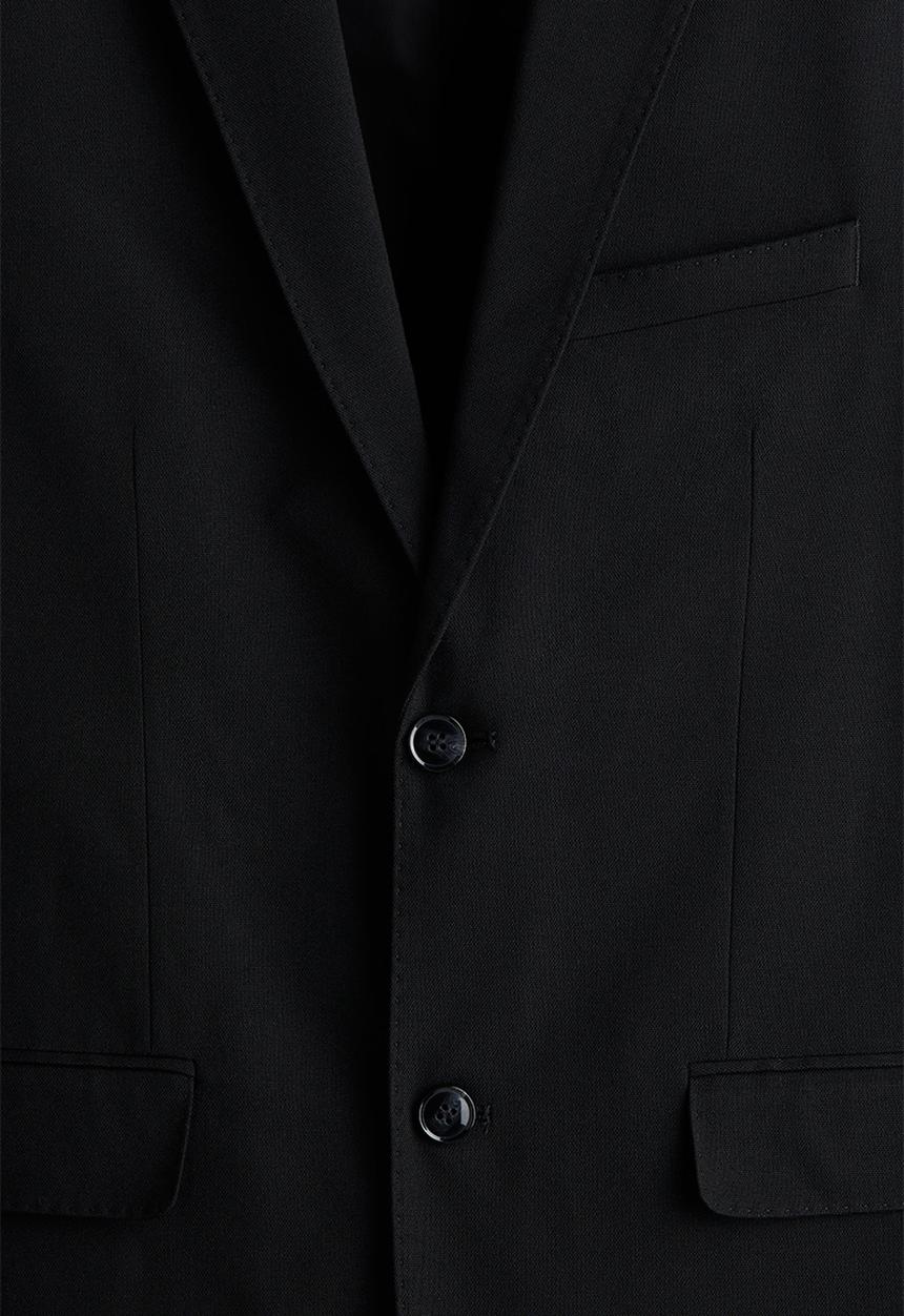 H&M - Slim fit single-breasted jacket - black