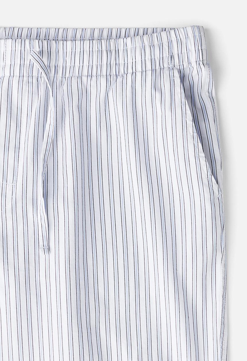 H&M - Relaxed fit poplin trousers - white