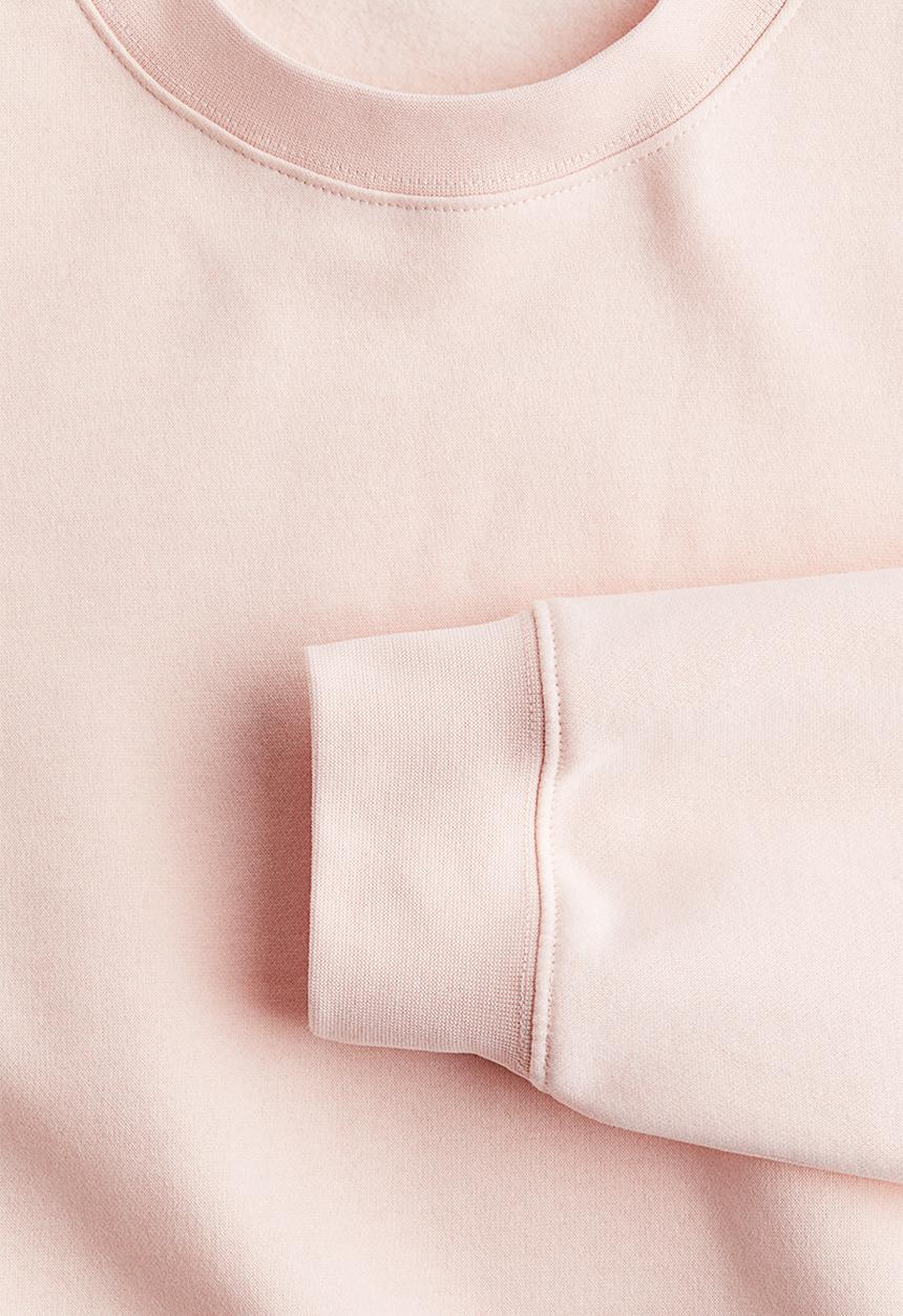 H&M - Loose-fit sweatshirt - light peach pink 