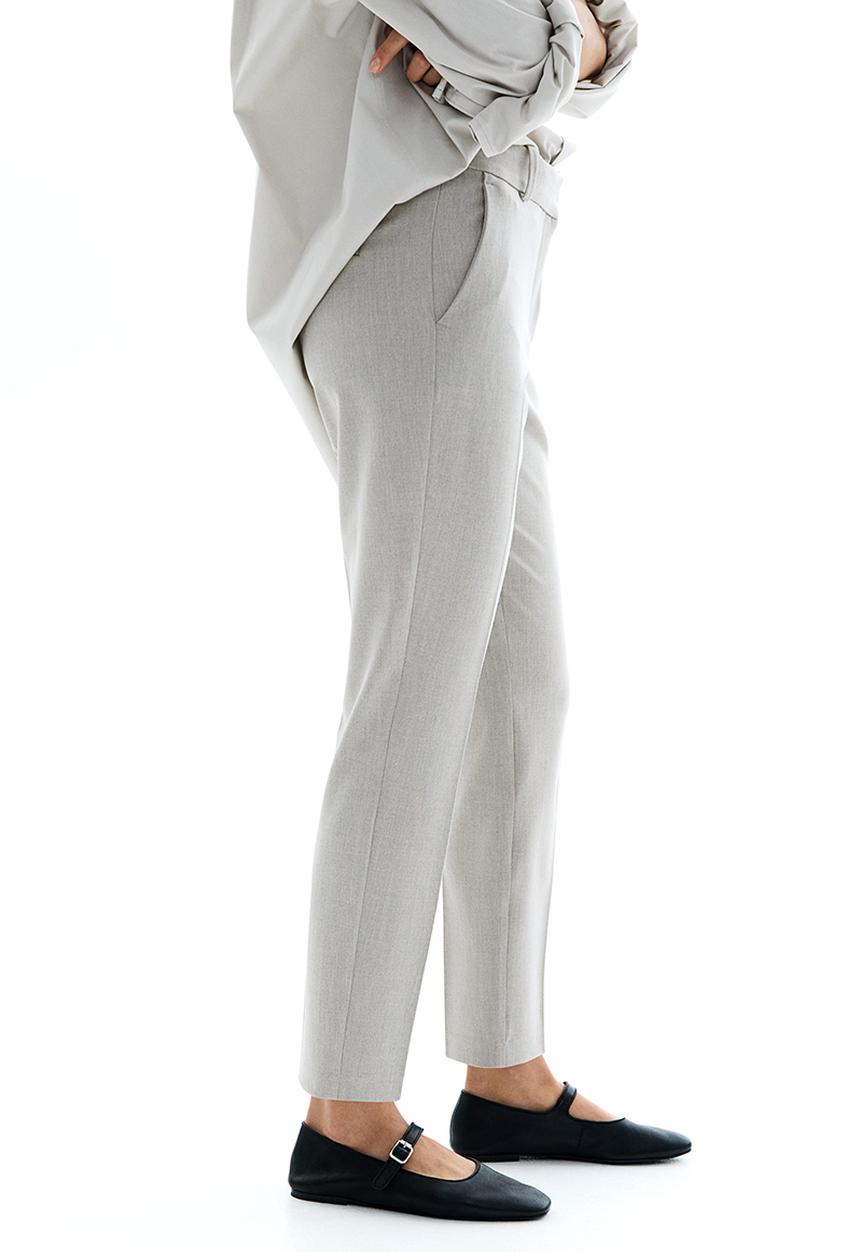 H&M - Cigarette trousers - light greige