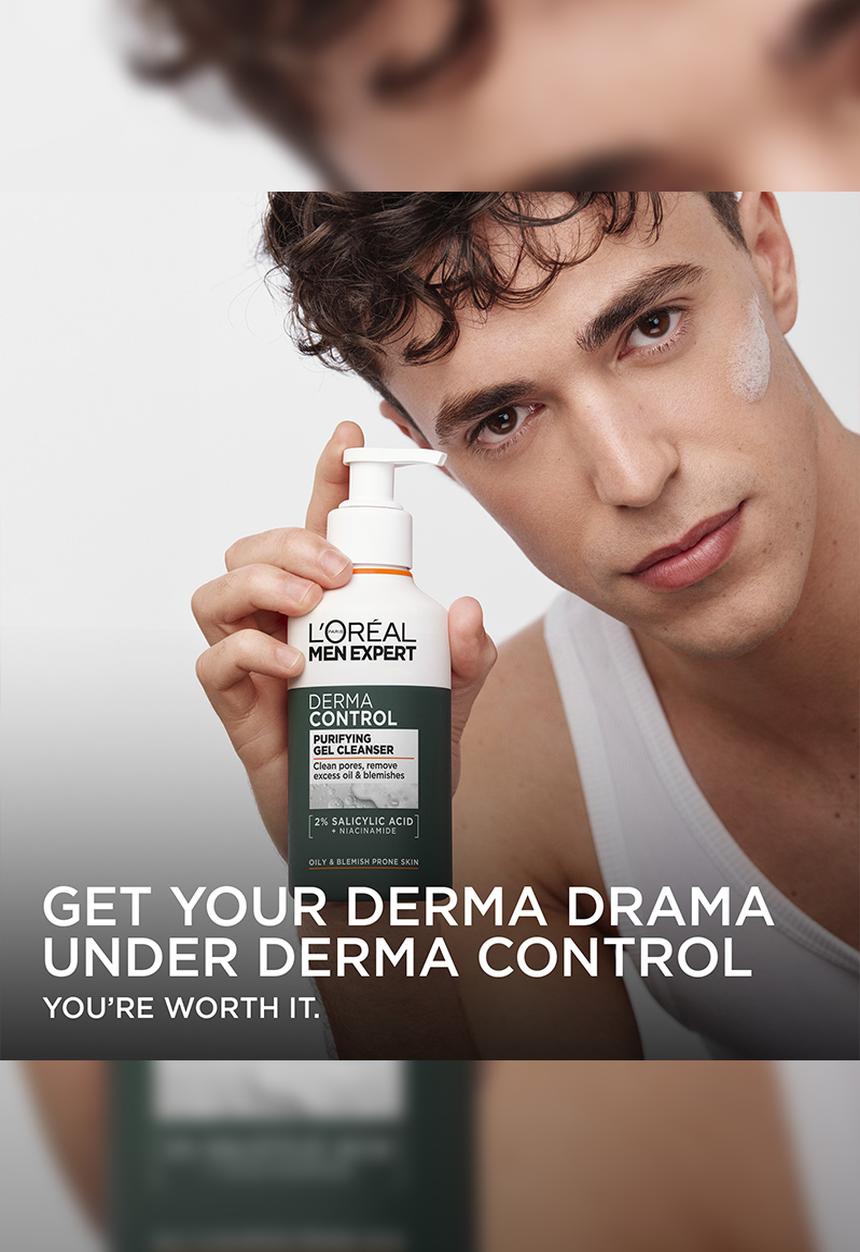 L'Oreal Men Expert - Men Expert Derma Control Cleansing Gel 260ML