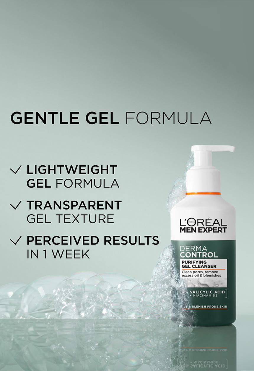 L'Oreal Men Expert - Men Expert Derma Control Cleansing Gel 260ML