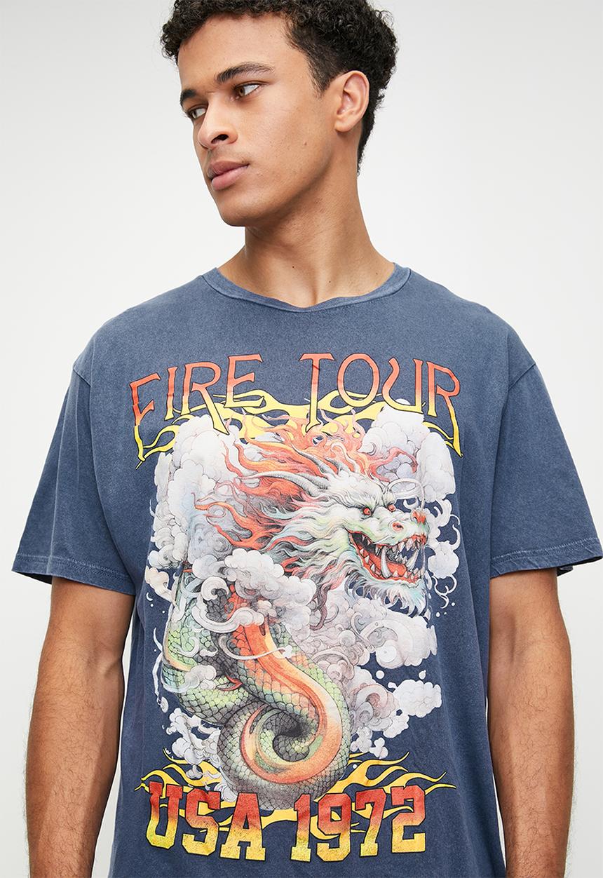 Brave Soul - T-shirt - Blue