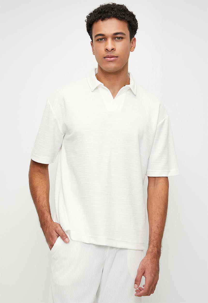 Brave Soul - Polo T-Shirts - Cream