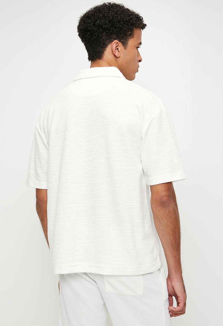 Brave Soul - Polo T-Shirts - Cream