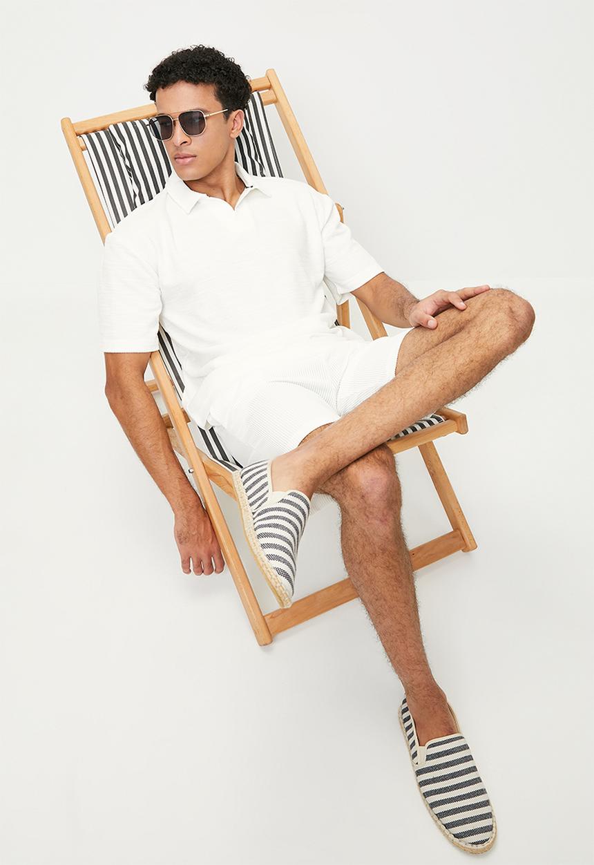 Brave Soul - Polo T-Shirts - Cream