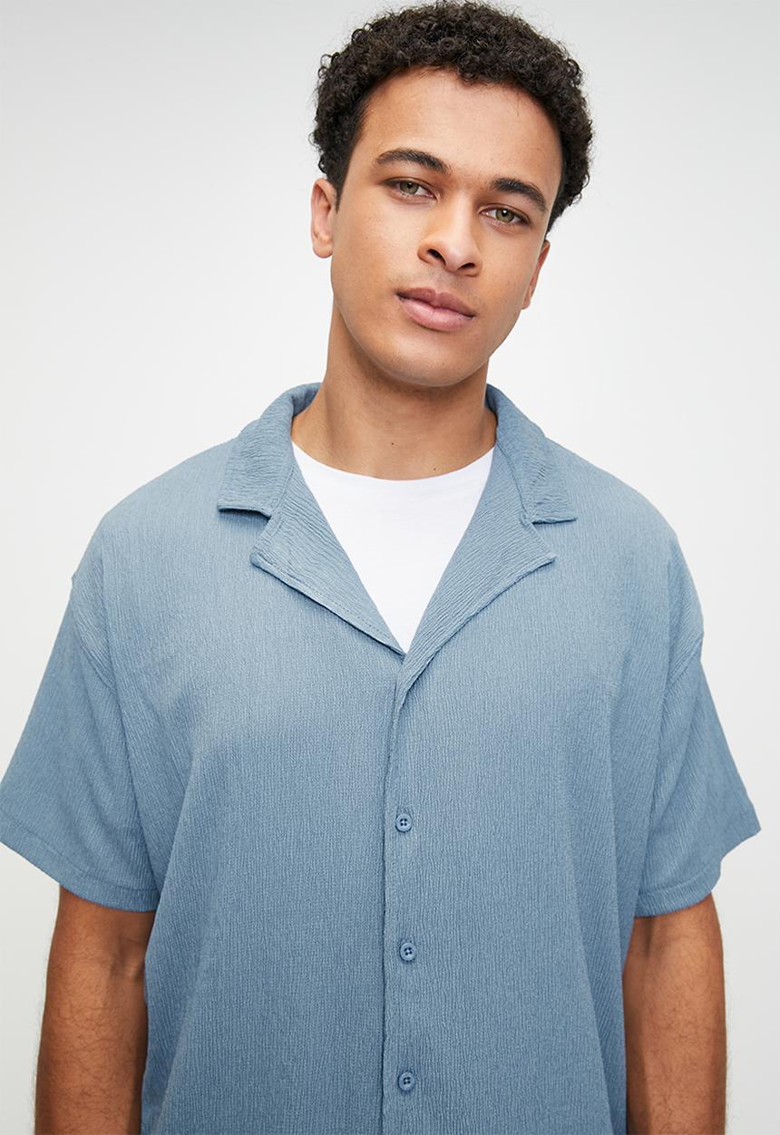 Brave Soul - Shirts - Light Blue