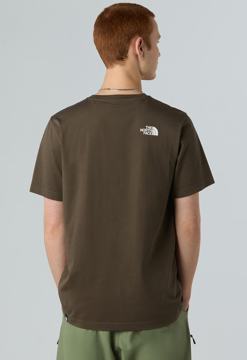 The North Face - Short Sleeve Simple Dome Tee - Taupe Green