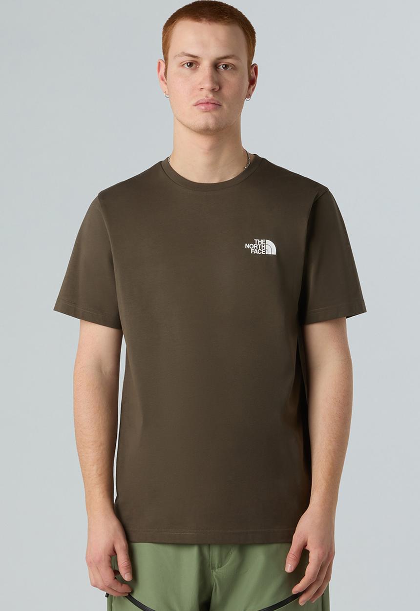 The North Face - Short Sleeve Simple Dome Tee - Taupe Green