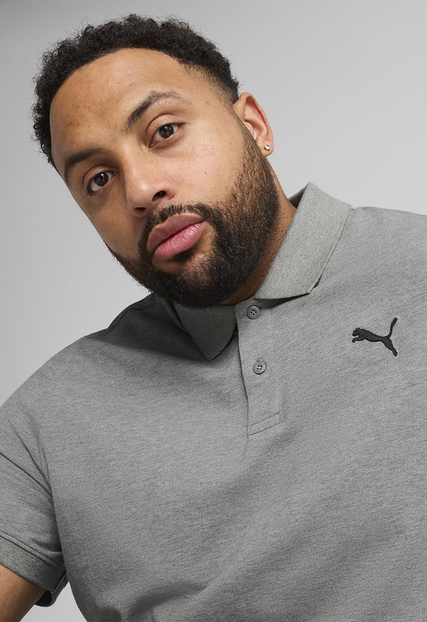 PUMA - Essential Pique Polo - Grey