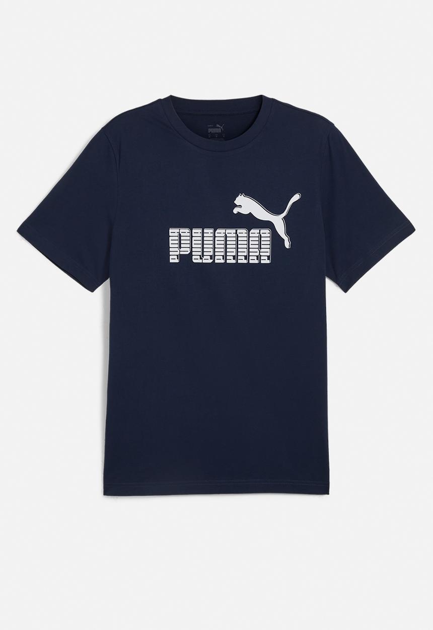 PUMA - GRAPHICS No. 1 Logo Tee M Club Navy