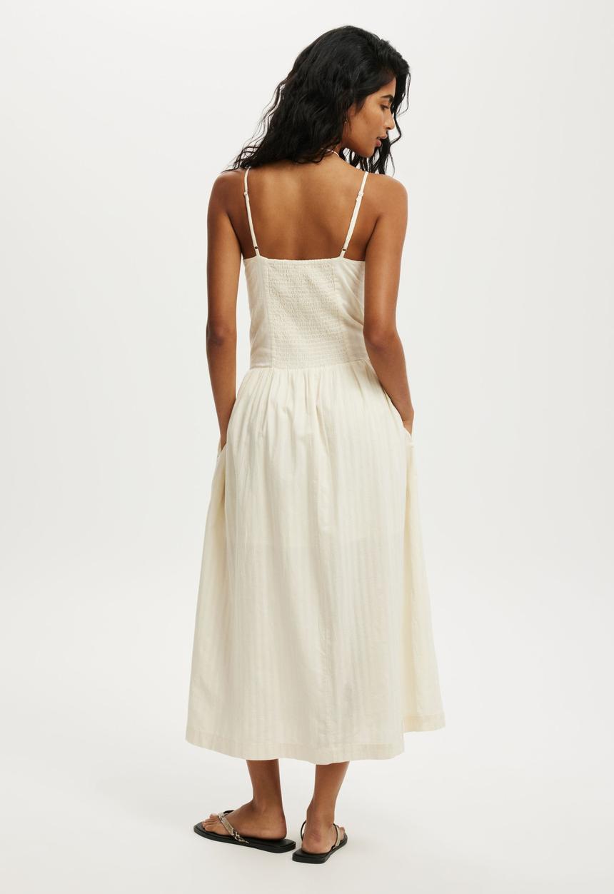 Cotton On - Alexis seamed maxi dress - coconut