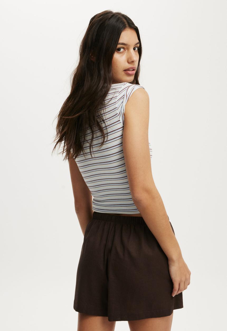 Cotton On - Haven Short -Dark Oak