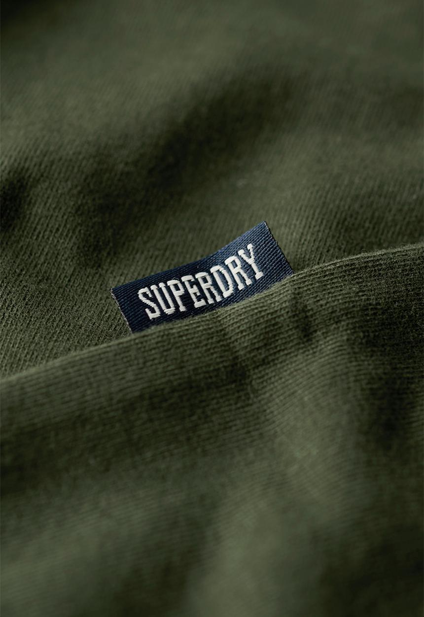 Superdry. - Essential Logo Emb Tee - Duffel Bag Green