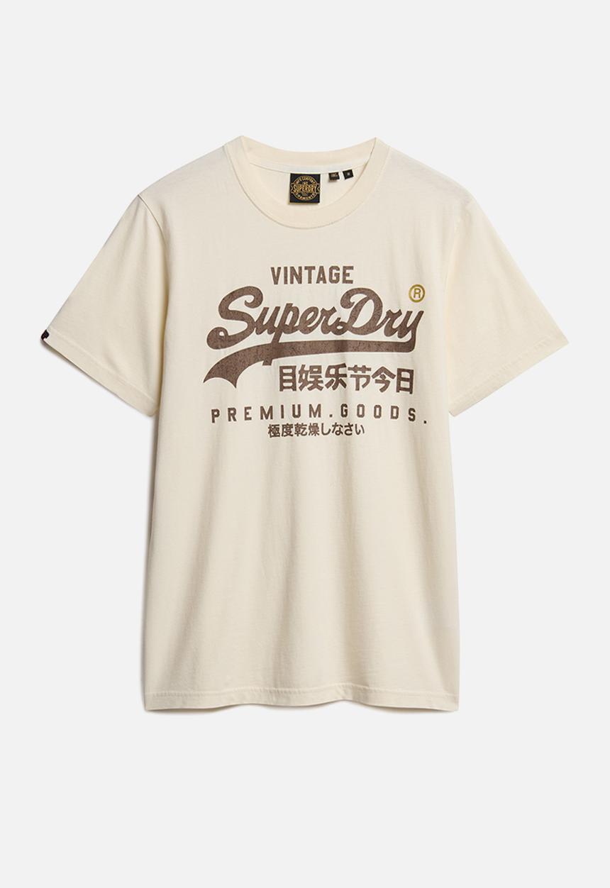 Superdry. - Vl Workwear Relaxed Tee - Riff White