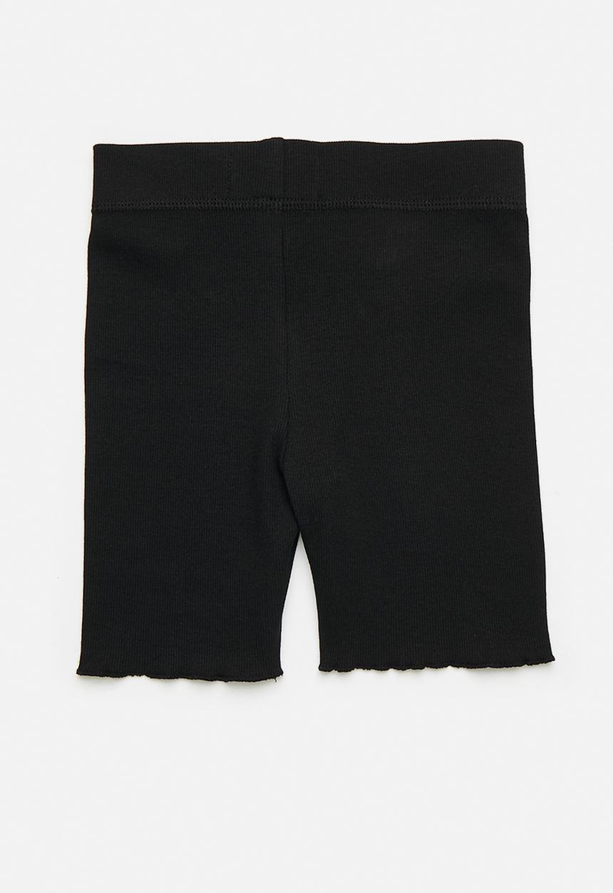 Cotton On - Girls multipack hailey bike short - black rib
