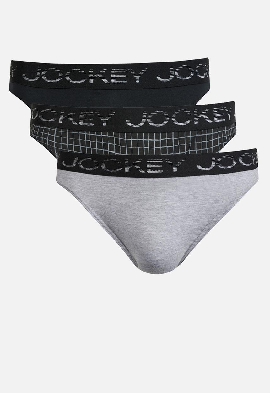 Jockey - Graded Stripe Piped Loe Skants Fancy 3 Pack - multi