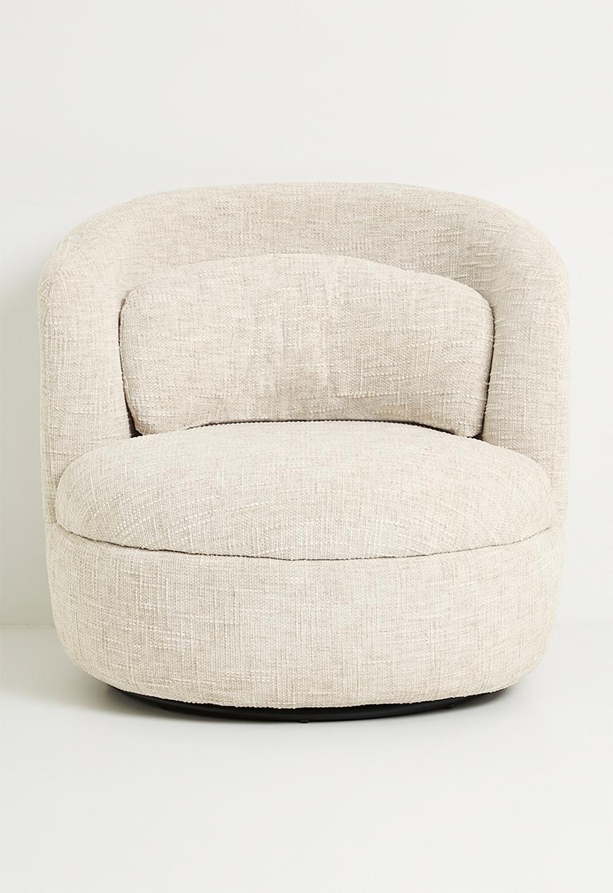 Sixth Floor - Saxon Swivel Chair - Natural