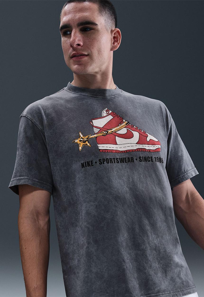 Nike - NSW Max90 OC Vintage T-Shirt  - Anthracite