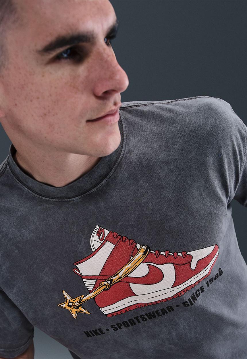 Nike - NSW Max90 OC Vintage T-Shirt  - Anthracite