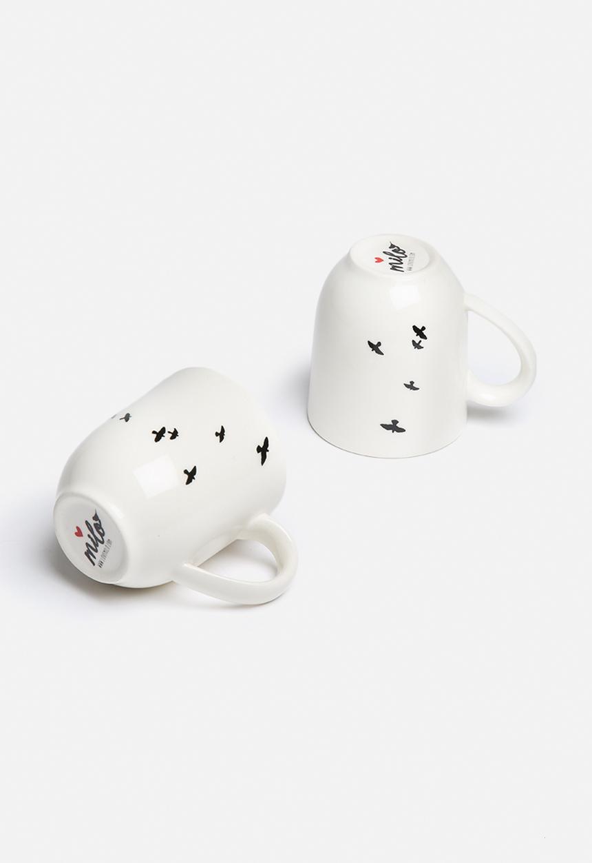 Love Milo - Bird mug set of 2
