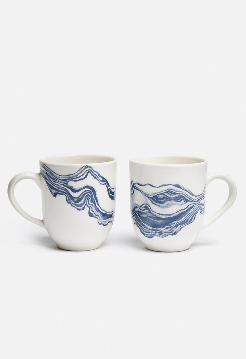 Love Milo - Indigo mug set of 2