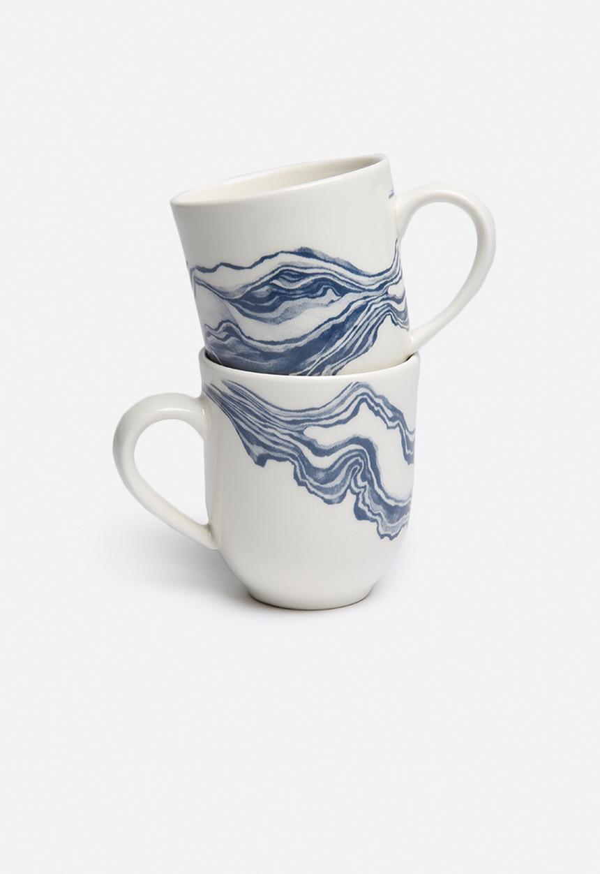 Love Milo - Indigo mug set of 2