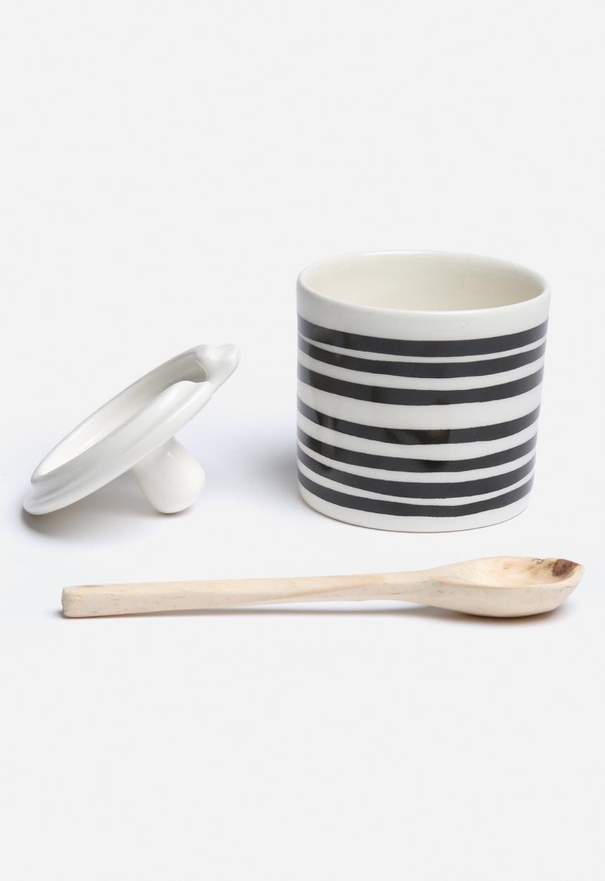 Love Milo - Stripe sugar pot & ant milk jug set
