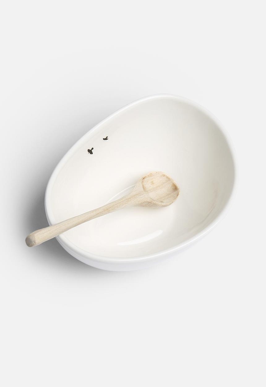 Love Milo - Bird bowl & wooden spoon