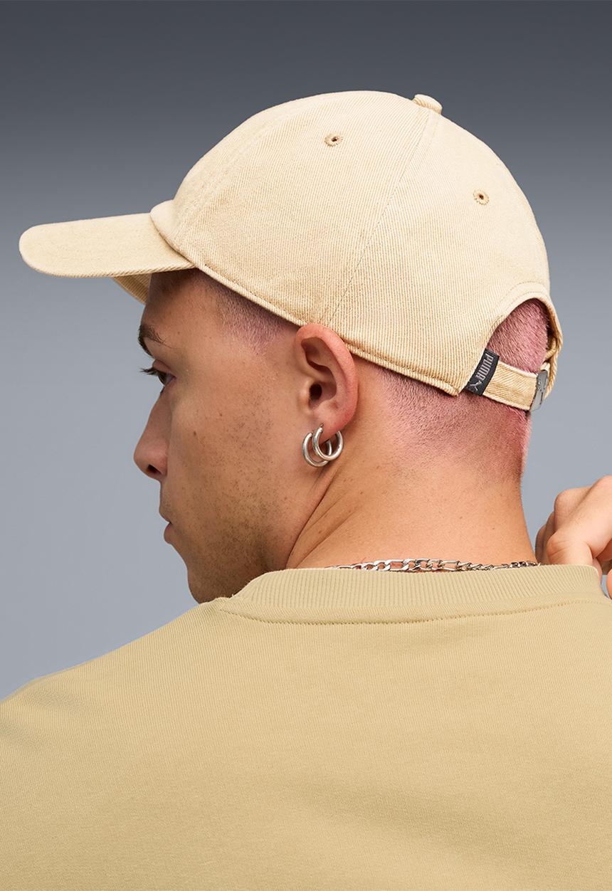 PUMA - Wardrobe Ess Metal Dad Cap - Pebble Path