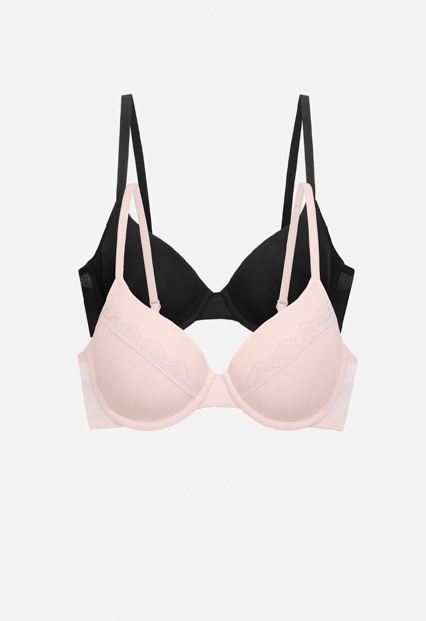DORINA - Plus Jana 2pack demi - pink/black