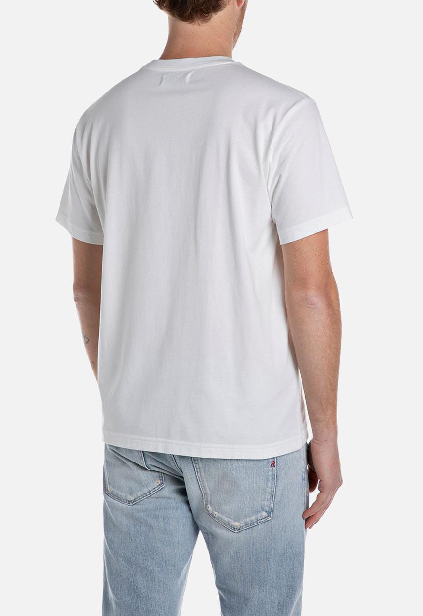 Replay - Regular Basic Jersey Tee - Natural White