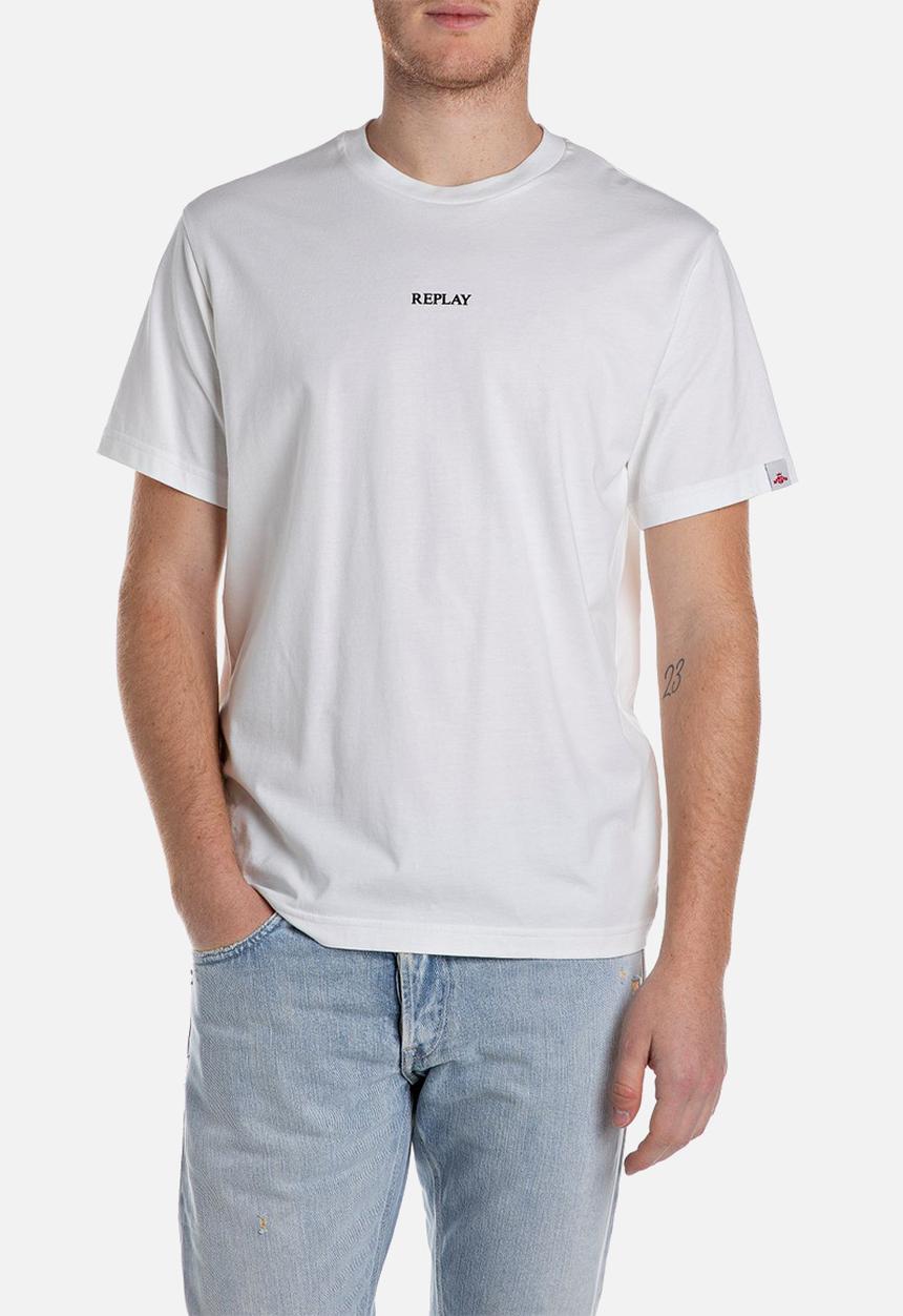 Replay - Regular Basic Jersey Tee - Natural White