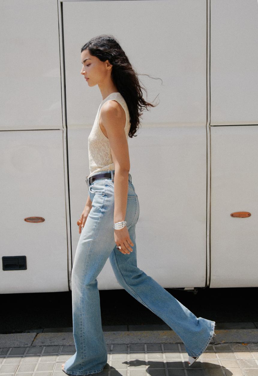 MANGO - Jeans Kaira - Open Blue