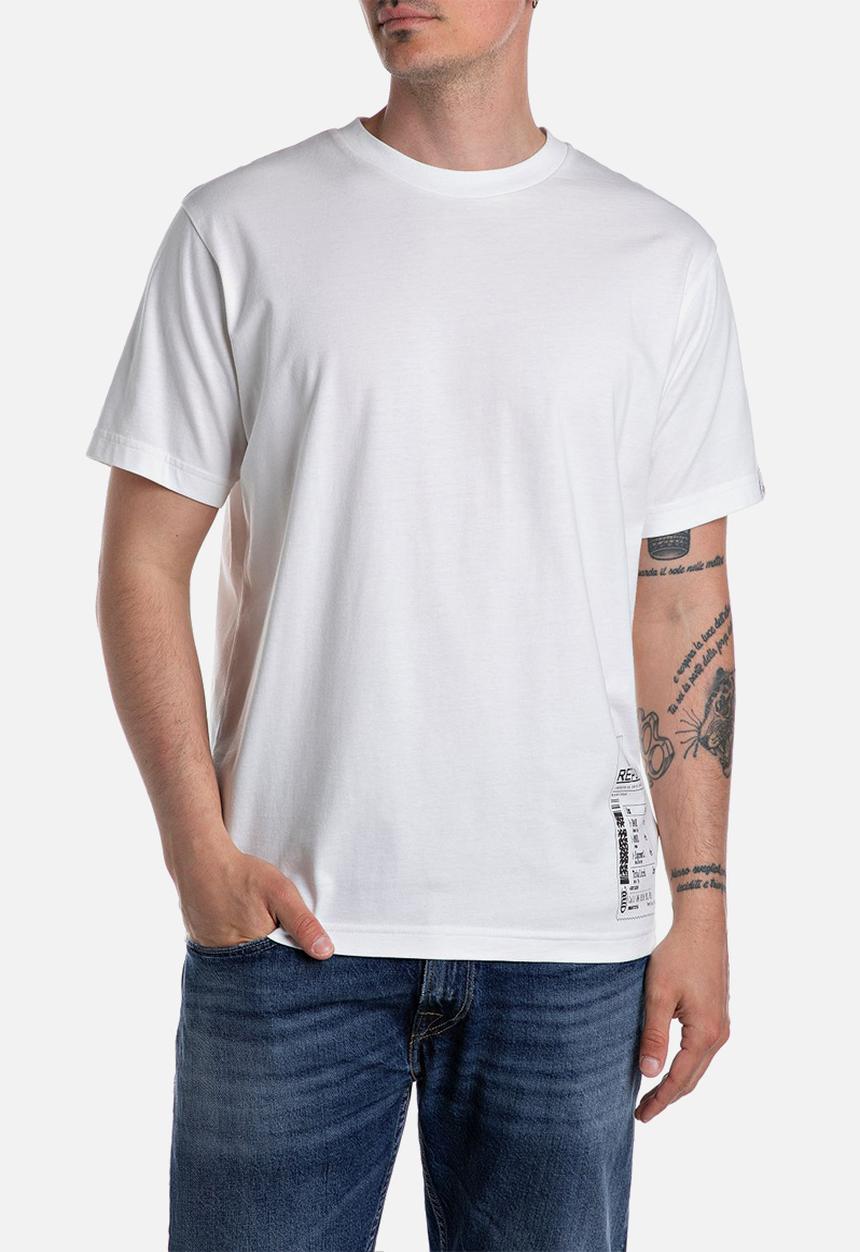 Replay - Back Graphic Tee - Natural White