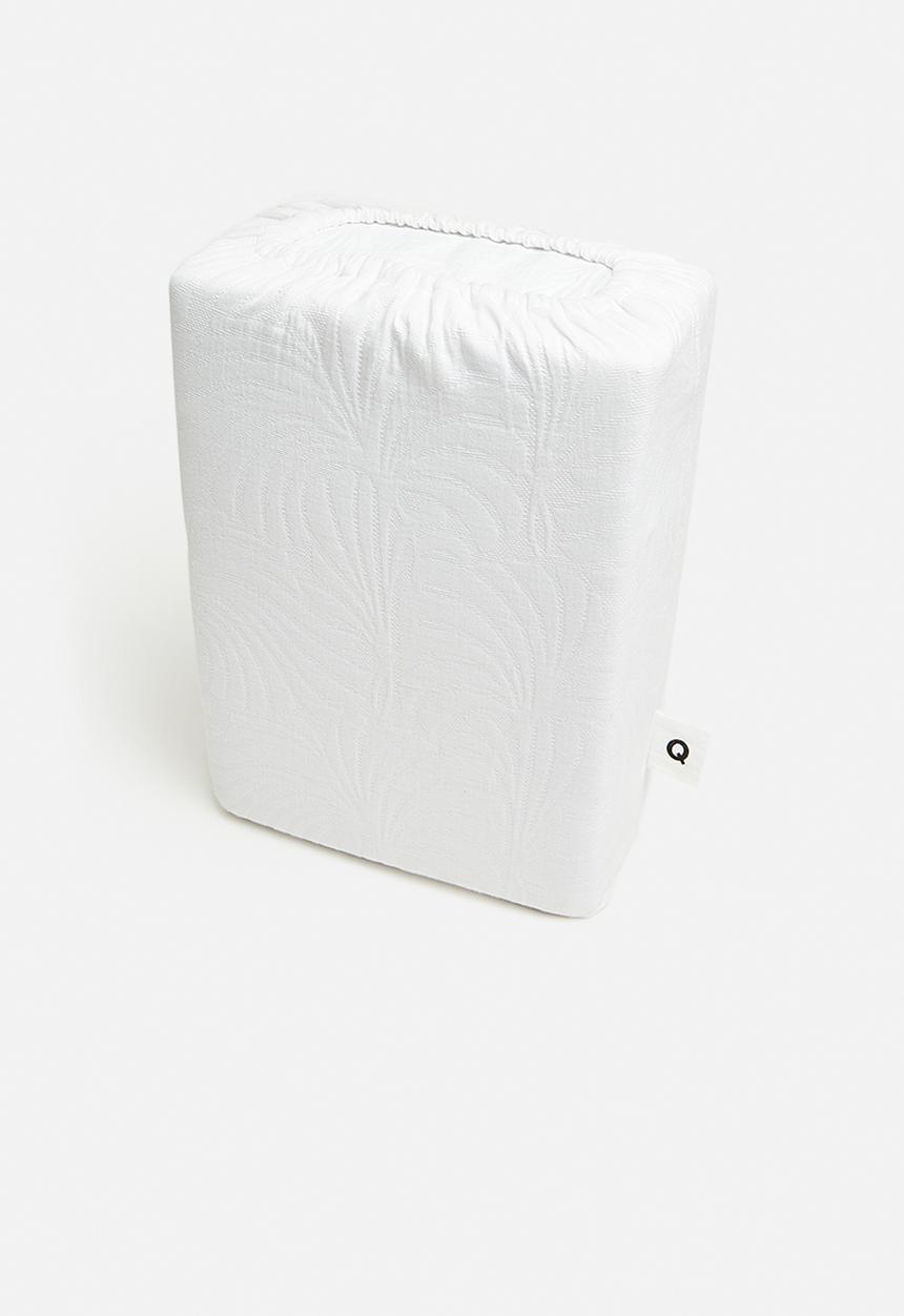 Sixth Floor - Cotton Matelasse Foliage Duvet Set - White