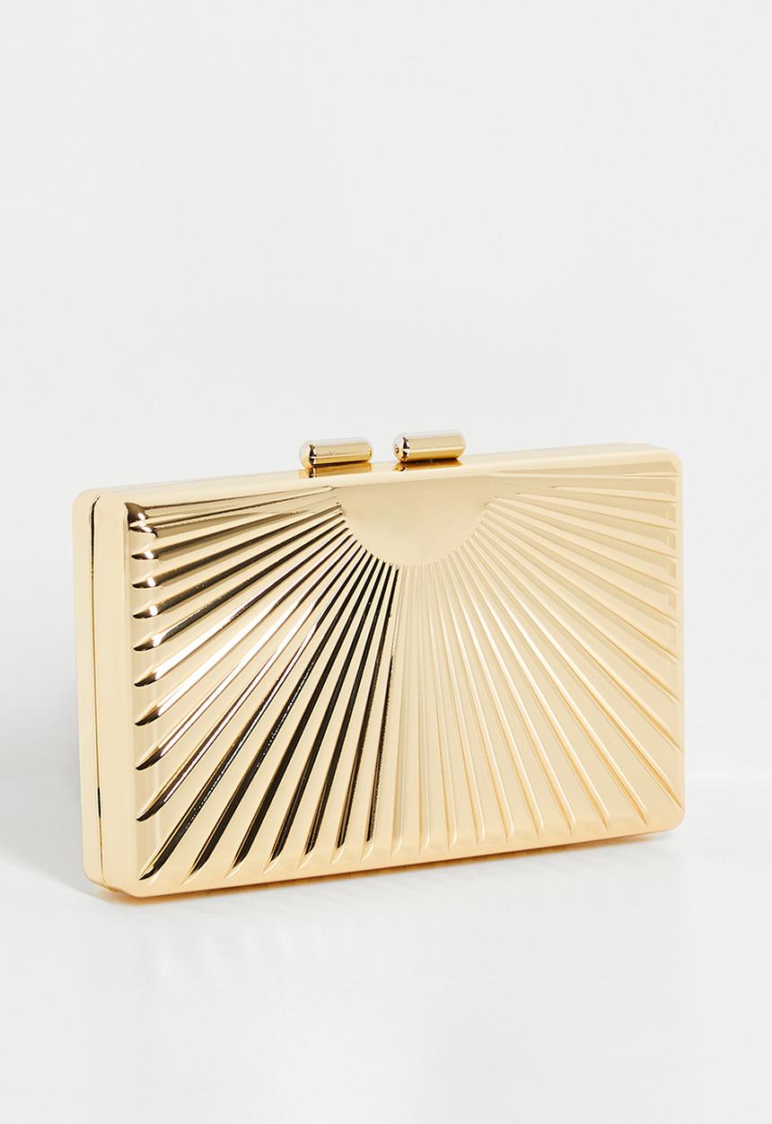 Tessa Design - Chriselle detailed clutch bag-gold