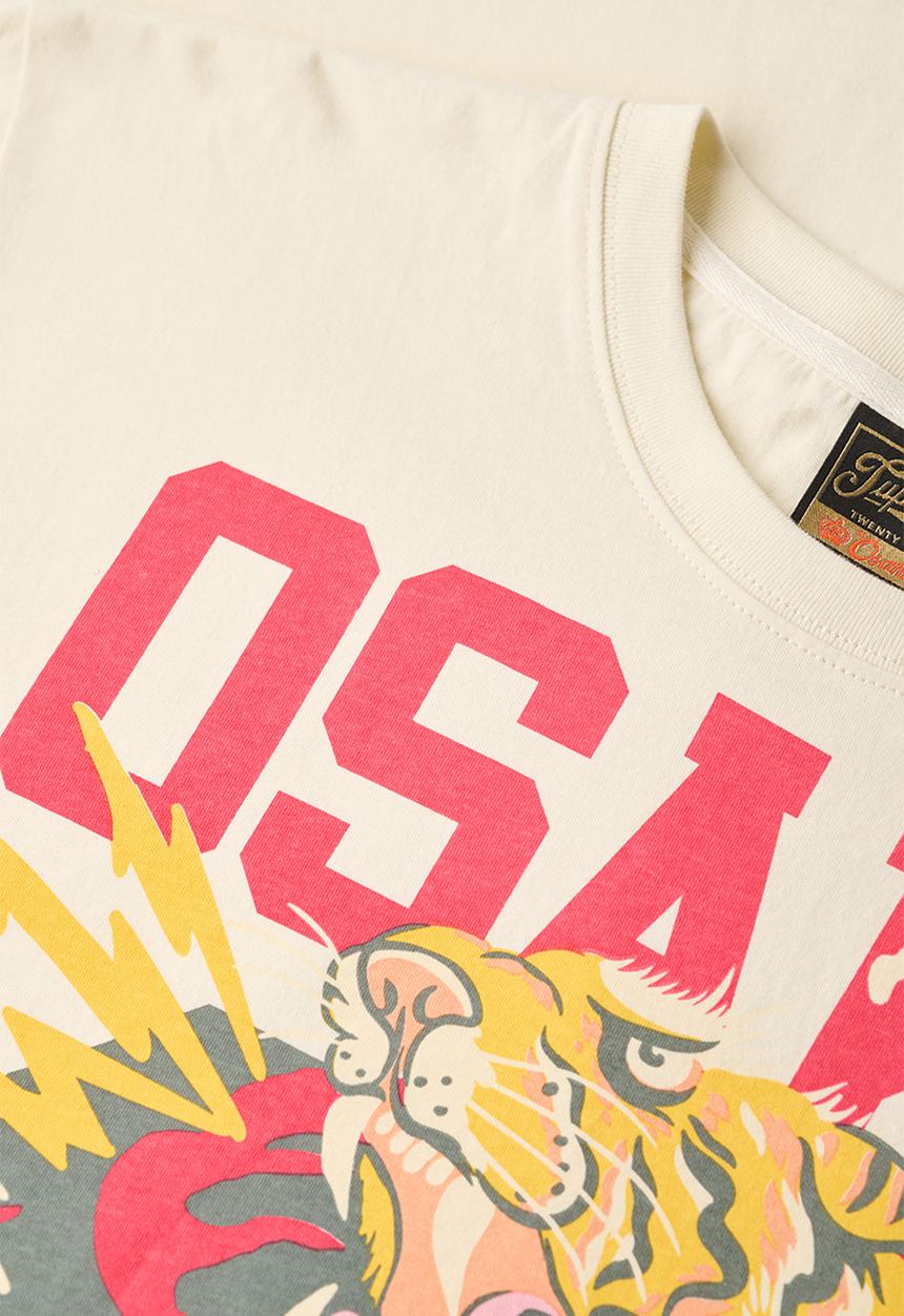 Superdry. - Osaka Loose Tee - Bone White