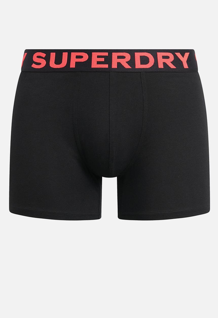 Superdry. - Boxer Triple Pack - Black/Neon