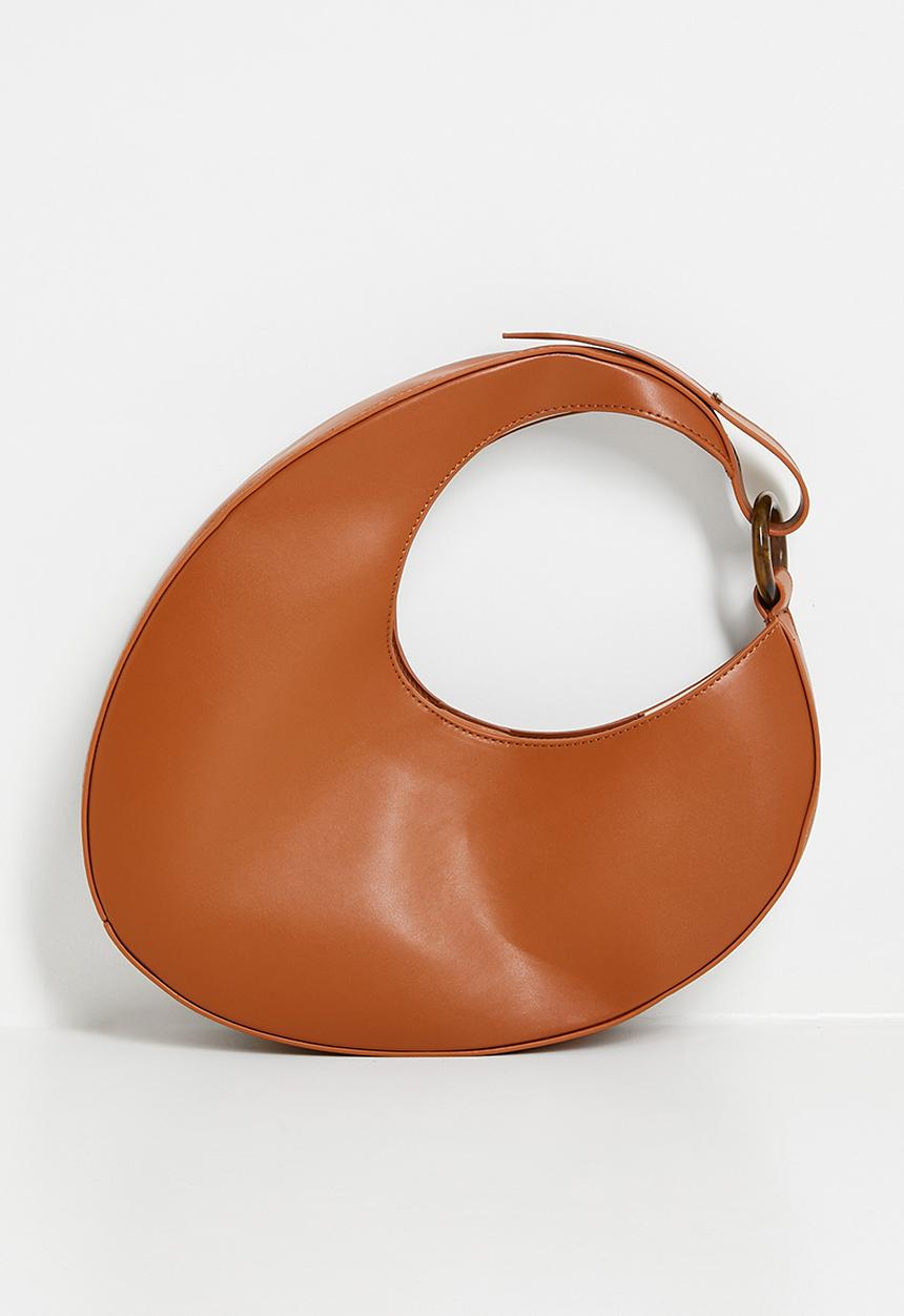 Tessa Design - Alexa crescent shoulder bag - tan