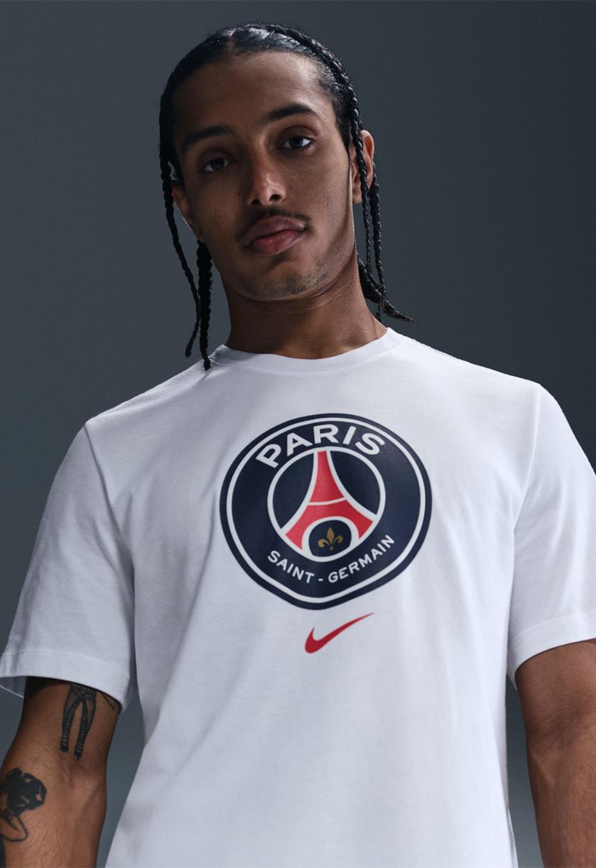 Nike - Paris Saint-Germain Football Crest Tee - White