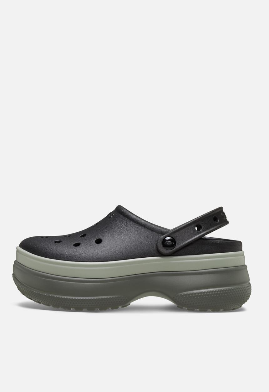 Crocs - Classic sic stacked clog - black
