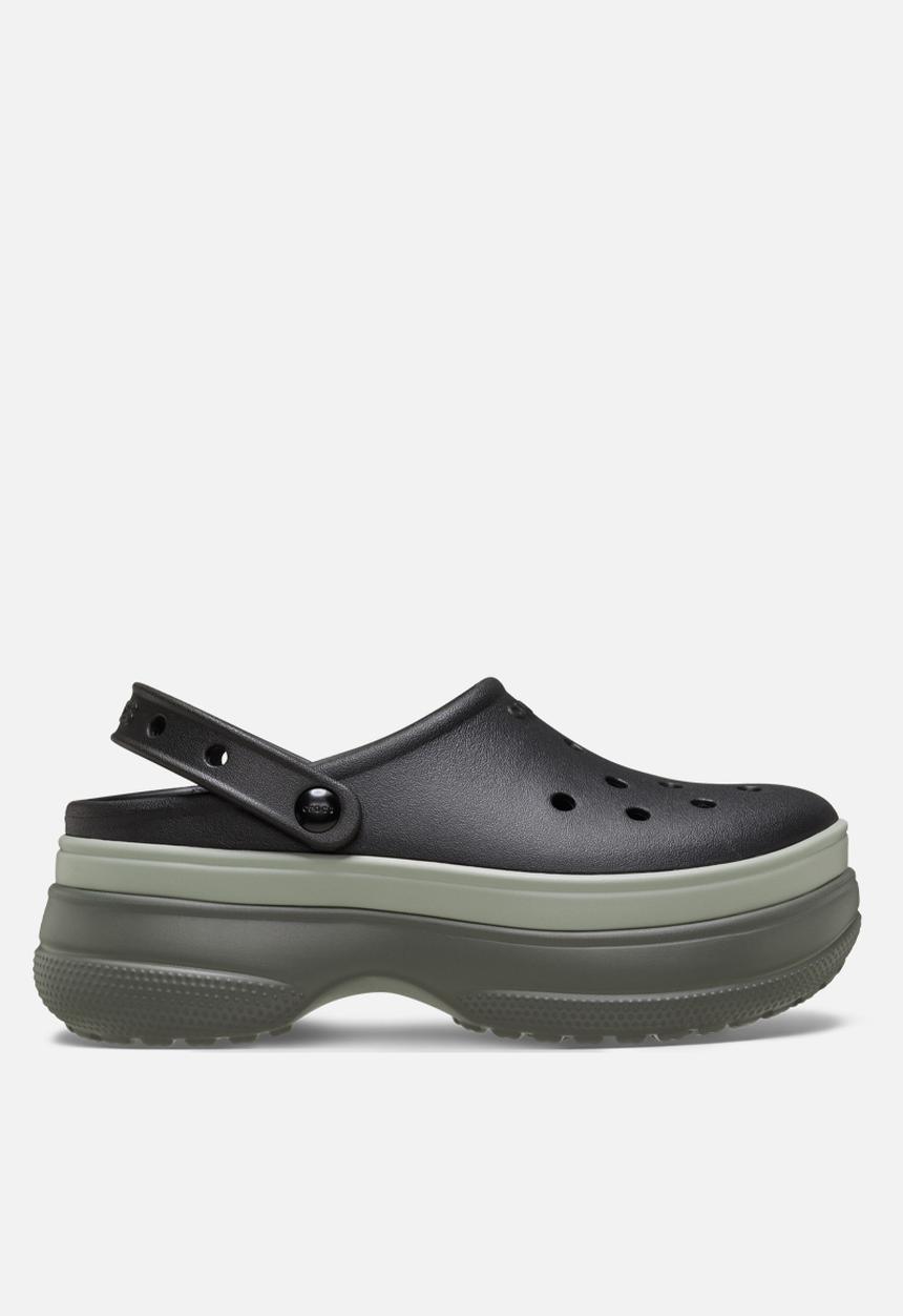 Crocs - Classic sic stacked clog - black