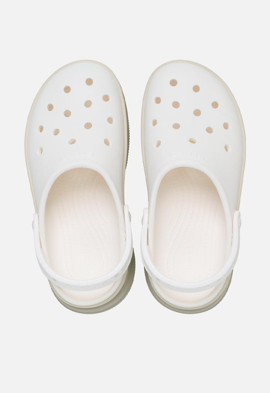Crocs - Classic sic stacked clog-chalk