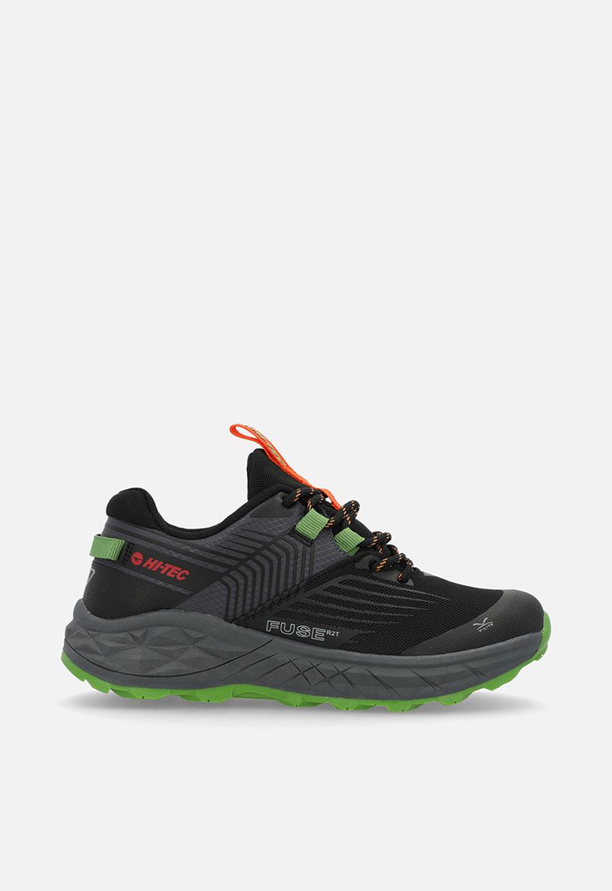 Hi-Tec - Fuse trail low junior - black/kelp forest