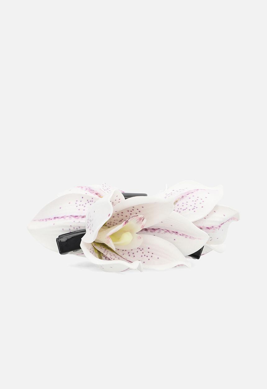 Tessa Design - Bergonia orchid blossoms hair accessory - purple